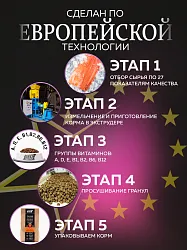 Корм для собак мелких пород Buddy Dinner Orange Line с лососем, 3кг + 1кг