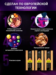 Корм для собак мелких пород Buddy Dinner Gold Line с индейкой, 3 кг + 1кг