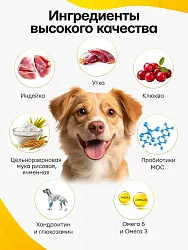 Корм для собак средних пород Buddy Dinner Platinum Line с индейкой и уткой, 10 кг